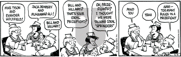 Betty on Tuesday September 8, 1998 Comic Strip