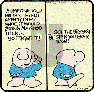 Ziggy on Wednesday December 5, 2018 Comic Strip