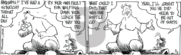 The Grizzwells on Saturday September 13, 2008 Comic Strip