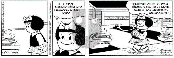 Nancy on Friday July 28, 2006 Comic Strip