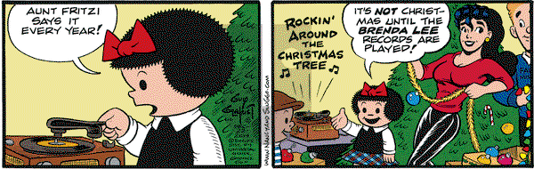Nancy on Monday December 22, 2014 Comic Strip