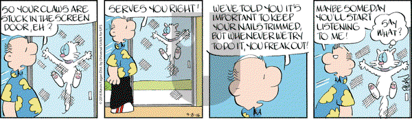 Drabble on Thursday September 8, 2016 Comic Strip