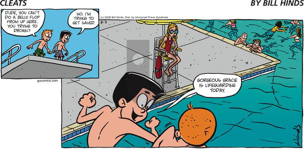 Cleats on Sunday August 3, 2008 Comic Strip
