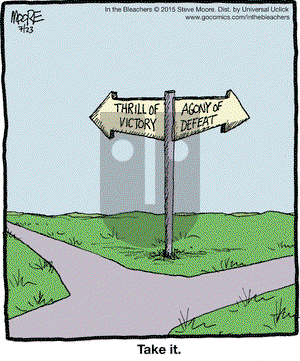 In the Bleachers on Thursday July 23, 2015 Comic Strip