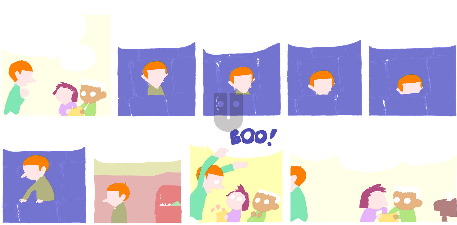 Cul de Sac on Sunday February 9, 2014 Comic Strip
