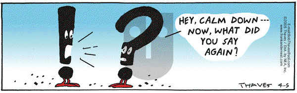 Frank and Ernest on Tuesday April 5, 2005 Comic Strip