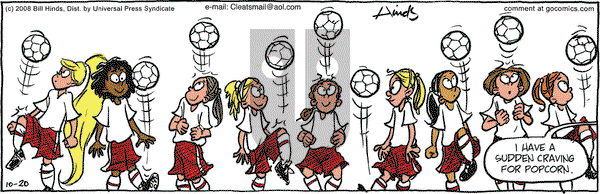 Cleats on Monday October 20, 2008 Comic Strip
