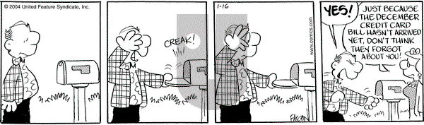 Drabble on Friday January 16, 2004 Comic Strip