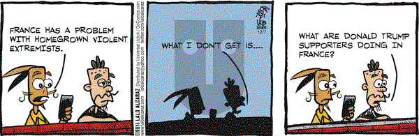 La Cucaracha on Monday December 7, 2015 Comic Strip