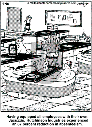 Close to Home on Monday April 16, 2001 Comic Strip