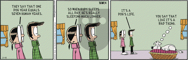 Grand Avenue on Saturday February 18, 2023 Comic Strip