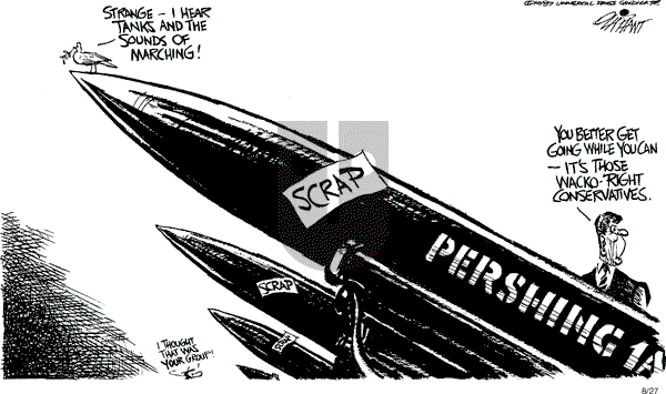 Pat Oliphant - Thursday August 27, 1987 Comic Strip