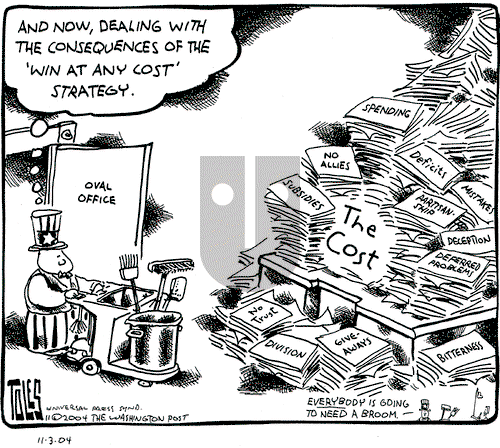 Tom Toles on Wednesday December 1, 2004 Comic Strip