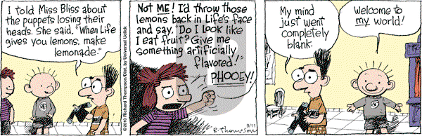 Cul de Sac on Friday September 11, 2015 Comic Strip