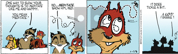 Over the Hedge on Thursday January 23, 2014 Comic Strip