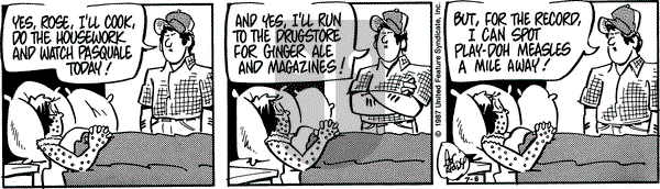 Rose is Rose on Wednesday July 8, 1987 Comic Strip
