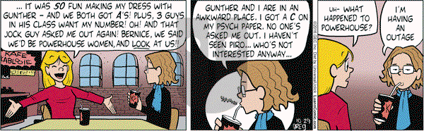 Luann on Saturday October 29, 2016 Comic Strip