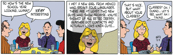Luann on Saturday September 9, 2006 Comic Strip