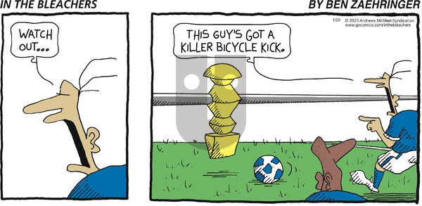In the Bleachers - Sunday January 29, 2023 Comic Strip