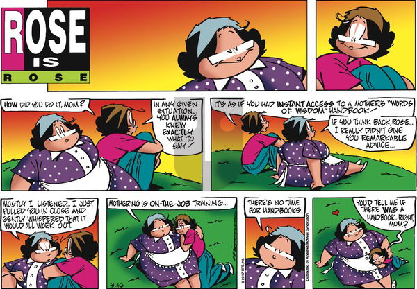 Rose is Rose on Sunday September 10, 2017 Comic Strip
