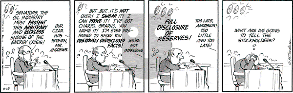 Doonesbury on Friday February 15, 1974 Comic Strip