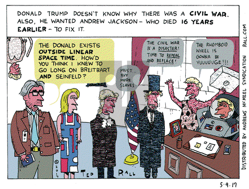 Ted Rall on Monday May 8, 2017 Comic Strip