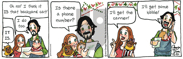 Breaking Cat News on Thursday December 21, 2017 Comic Strip