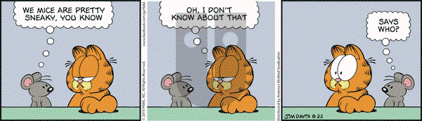 Garfield on Thursday August 22, 2019 Comic Strip