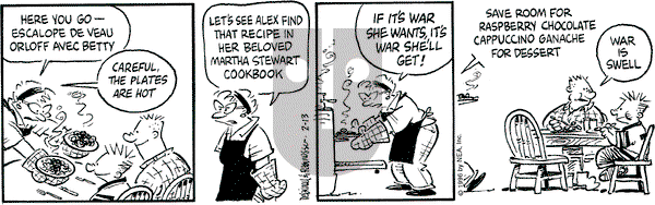 Betty on Tuesday February 13, 1996 Comic Strip