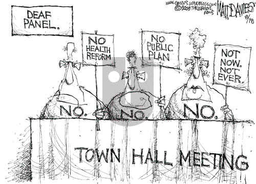 Matt Davies on Tuesday August 18, 2009 Comic Strip