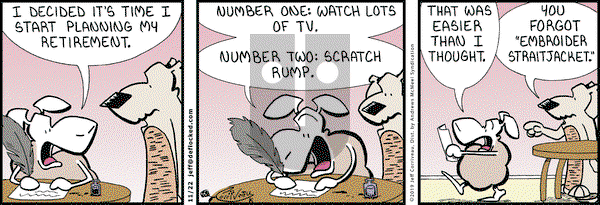 DeFlocked on Friday November 22, 2019 Comic Strip