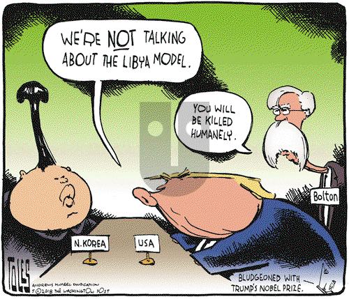 Tom Toles on Wednesday May 23, 2018 Comic Strip