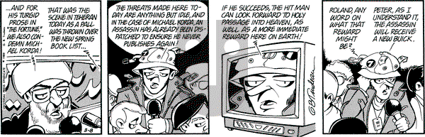 Doonesbury on Wednesday March 8, 1989 Comic Strip