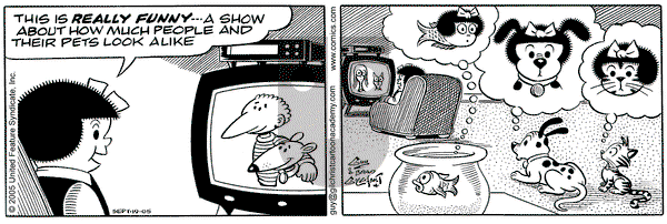 Nancy on Monday September 19, 2005 Comic Strip
