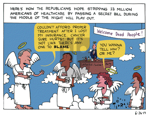 Ted Rall on Monday June 26, 2017 Comic Strip