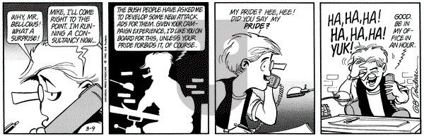 Doonesbury on Monday March 9, 1992 Comic Strip
