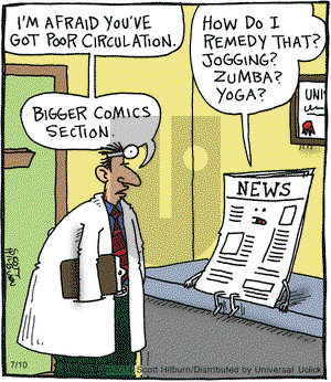 The Argyle Sweater on Thursday July 10, 2014 Comic Strip