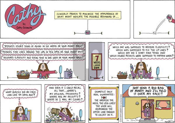 Cathy Classics on Sunday February 28, 2010 Comic Strip