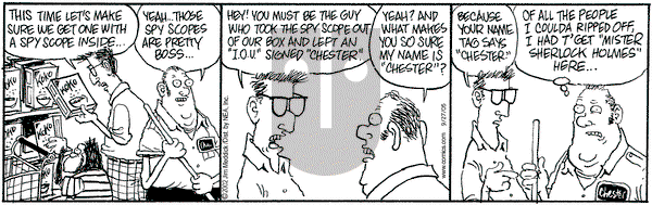 Monty on Tuesday September 27, 2005 Comic Strip