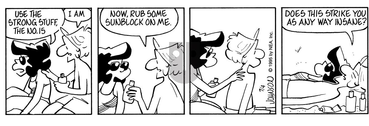 Arlo and Janis - Tuesday July 4, 1995 Comic Strip