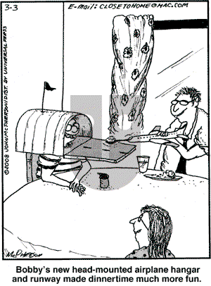 Close to Home on Monday March 3, 2008 Comic Strip