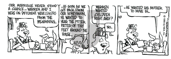 The Grizzwells on Friday February 17, 1995 Comic Strip