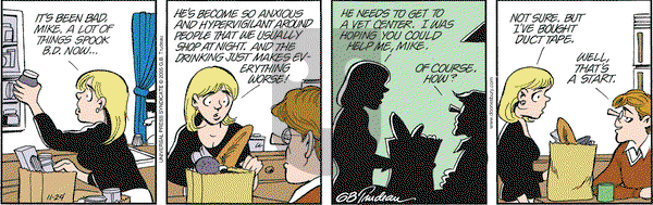 Doonesbury on Thursday November 24, 2005 Comic Strip