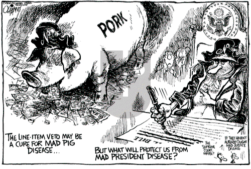 Pat Oliphant on Wednesday April 10, 1996 Comic Strip