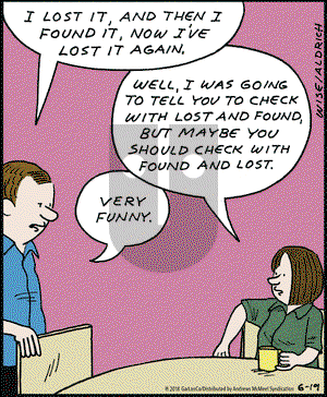 Real Life Adventures on Tuesday June 19, 2018 Comic Strip