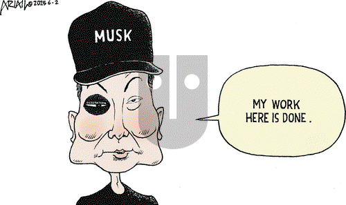 Robert Ariail - Monday June 2, 2025 Comic Strip