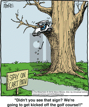 In the Bleachers on Wednesday April 27, 2016 Comic Strip