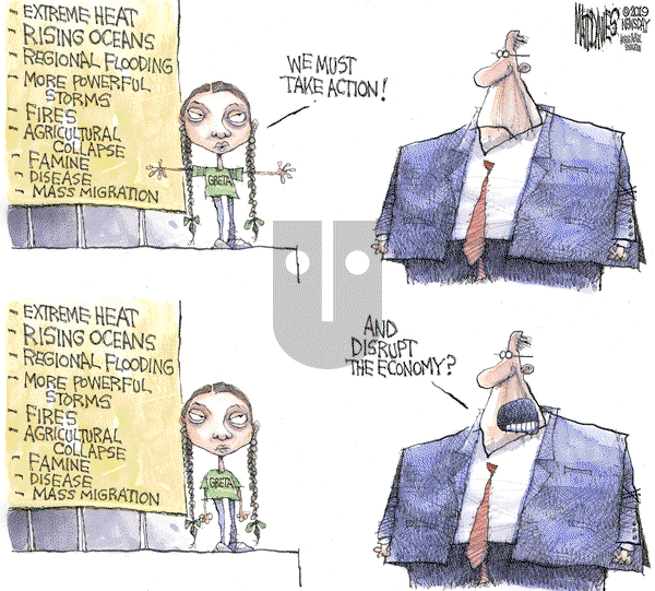 Matt Davies on Friday September 20, 2019 Comic Strip