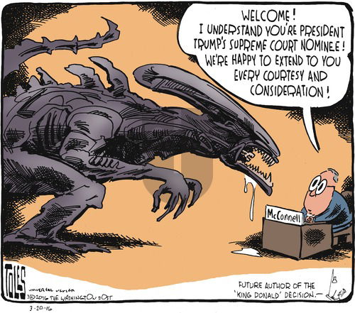 Tom Toles on Sunday March 20, 2016 Comic Strip