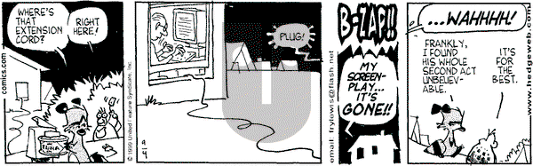 Over the Hedge on Saturday September 4, 1999 Comic Strip
